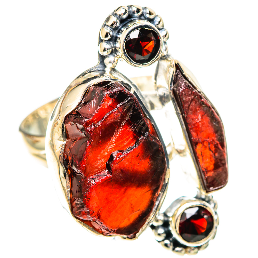 Garnet Rings handcrafted by Ana Silver Co - RING107621 - Photo 2