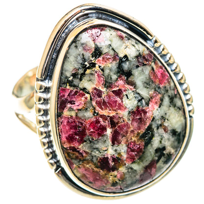 Russian Eudialyte Rings handcrafted by Ana Silver Co - RING107622 - Photo 2