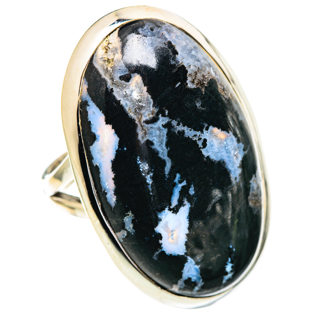 Gabbro Stone Rings handcrafted by Ana Silver Co - RING107628 - Photo 2