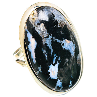 Gabbro Stone Rings handcrafted by Ana Silver Co - RING107628 - Photo 2