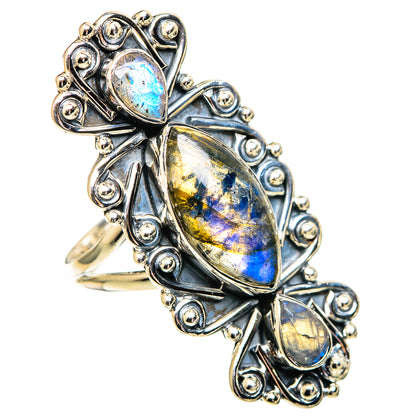 Labradorite Rings handcrafted by Ana Silver Co - RING107643 - Photo 2