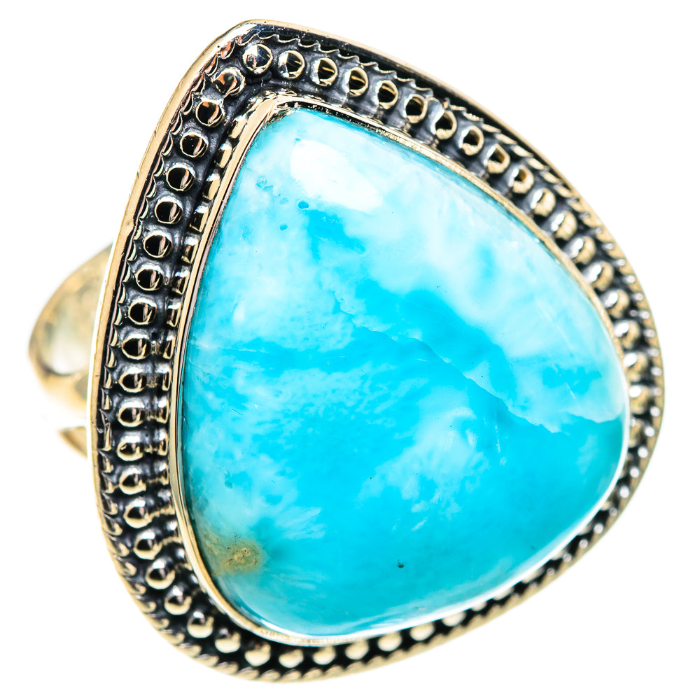 Larimar Rings handcrafted by Ana Silver Co - RING107644 - Photo 2