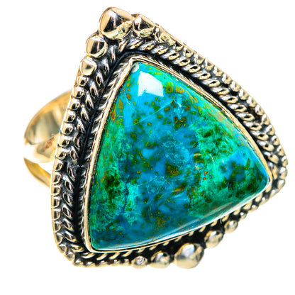Chrysocolla Rings handcrafted by Ana Silver Co - RING107648 - Photo 2
