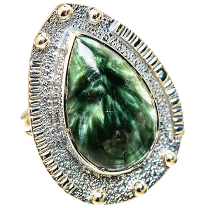 Seraphinite Rings handcrafted by Ana Silver Co - RING107650 - Photo 2