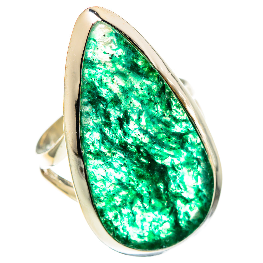 Green Aventurine Rings handcrafted by Ana Silver Co - RING107653 - Photo 2