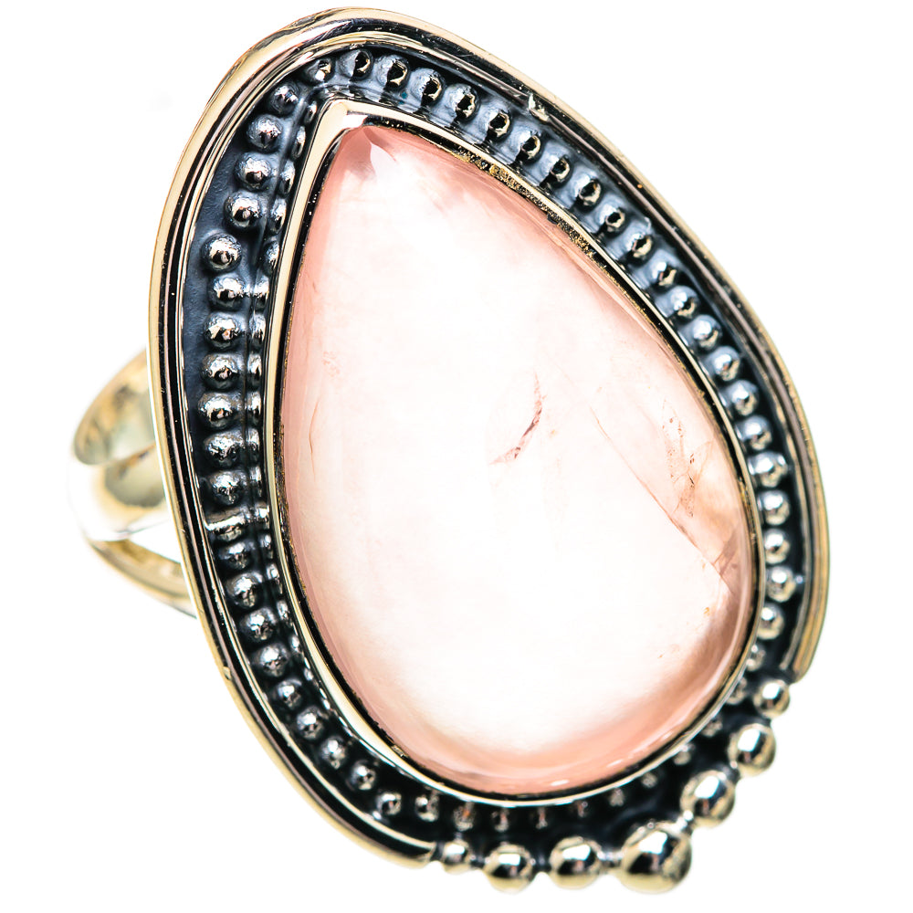 Rose Quartz Rings handcrafted by Ana Silver Co - RING107668 - Photo 2