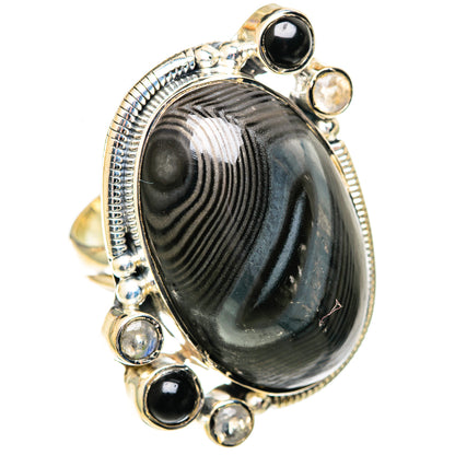 Psilomelane Rings handcrafted by Ana Silver Co - RING107676 - Photo 2
