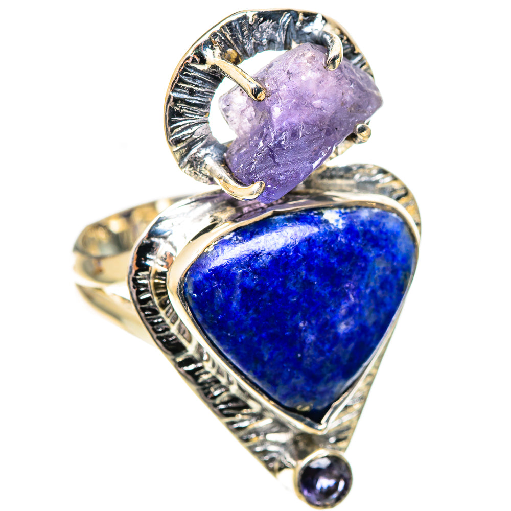 Lapis Lazuli Rings handcrafted by Ana Silver Co - RING107682 - Photo 2