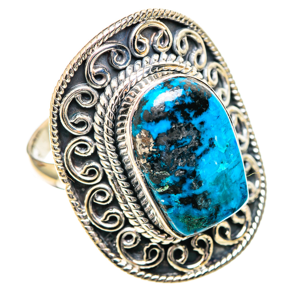 Shattuckite Rings handcrafted by Ana Silver Co - RING107690 - Photo 2