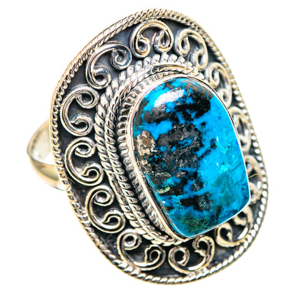 Shattuckite Rings handcrafted by Ana Silver Co - RING107690 - Photo 2
