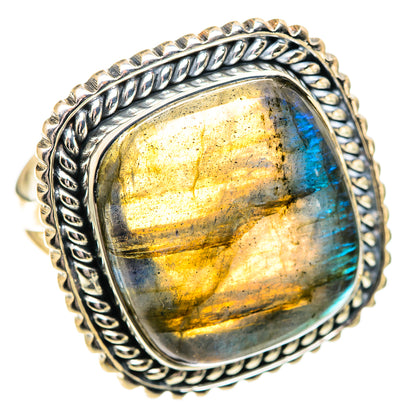Labradorite Rings handcrafted by Ana Silver Co - RING107691 - Photo 2