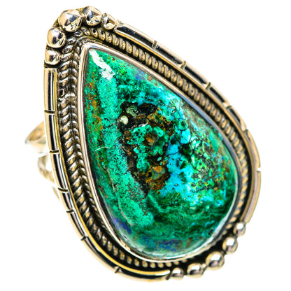 Azurite Malachite Rings handcrafted by Ana Silver Co - RING107694 - Photo 2