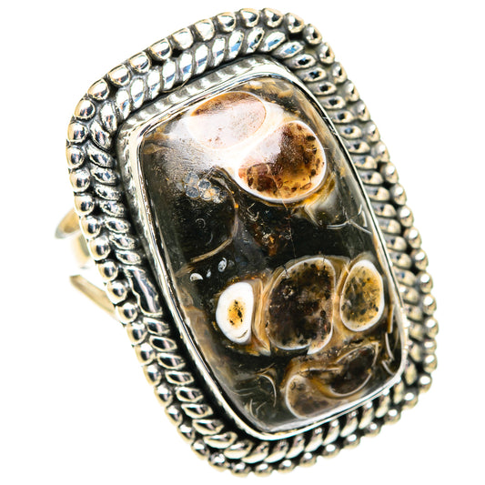 Turritella Agate Rings handcrafted by Ana Silver Co - RING107703 - Photo 2