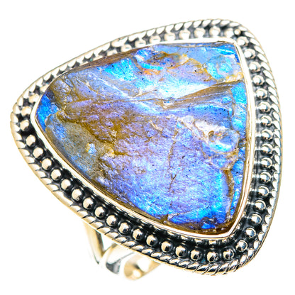 Labradorite Rings handcrafted by Ana Silver Co - RING107718 - Photo 2