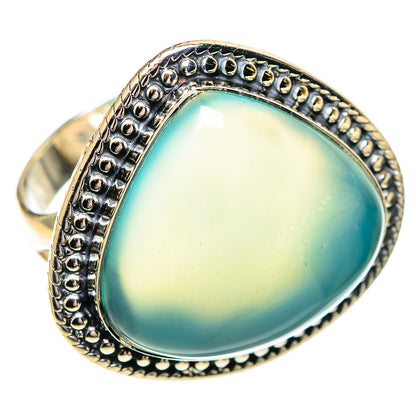 Aqua Chalcedony Rings handcrafted by Ana Silver Co - RING107720 - Photo 2