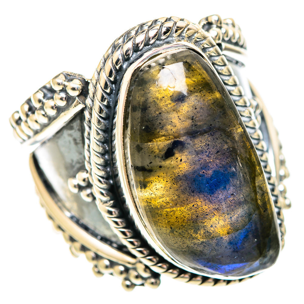 Labradorite Rings handcrafted by Ana Silver Co - RING107724 - Photo 2