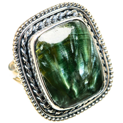 Seraphinite Rings handcrafted by Ana Silver Co - RING107726 - Photo 2