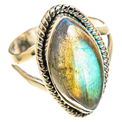 Labradorite Rings handcrafted by Ana Silver Co - RING107728 - Photo 2