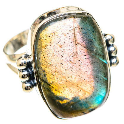 Labradorite Rings handcrafted by Ana Silver Co - RING107732 - Photo 2