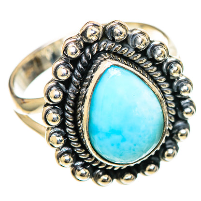 Larimar Rings handcrafted by Ana Silver Co - RING107733 - Photo 2