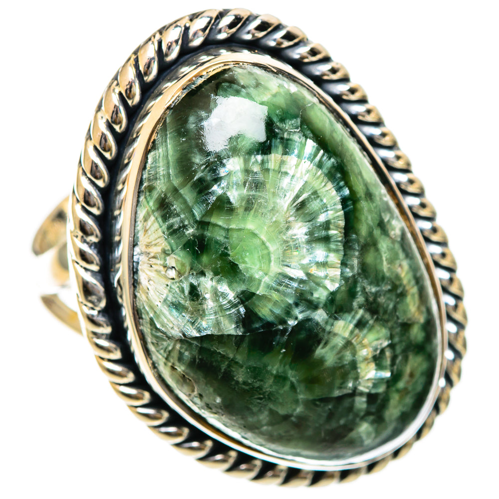 Seraphinite Rings handcrafted by Ana Silver Co - RING107737 - Photo 2