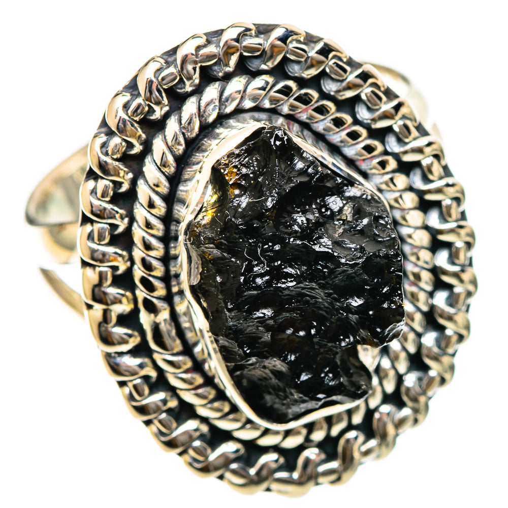 Tektite Rings handcrafted by Ana Silver Co - RING107752 - Photo 2