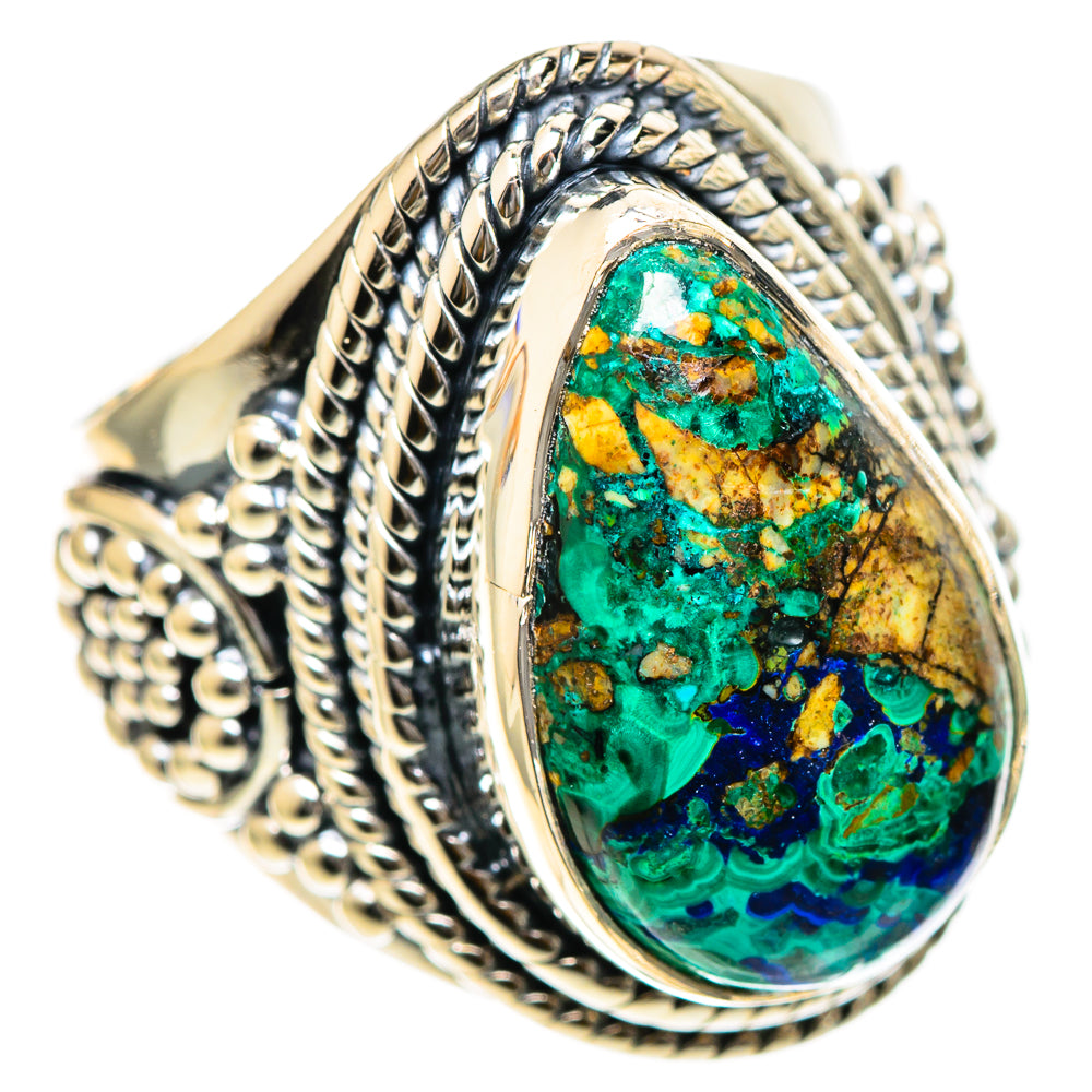 Chrysocolla Rings handcrafted by Ana Silver Co - RING107758 - Photo 2