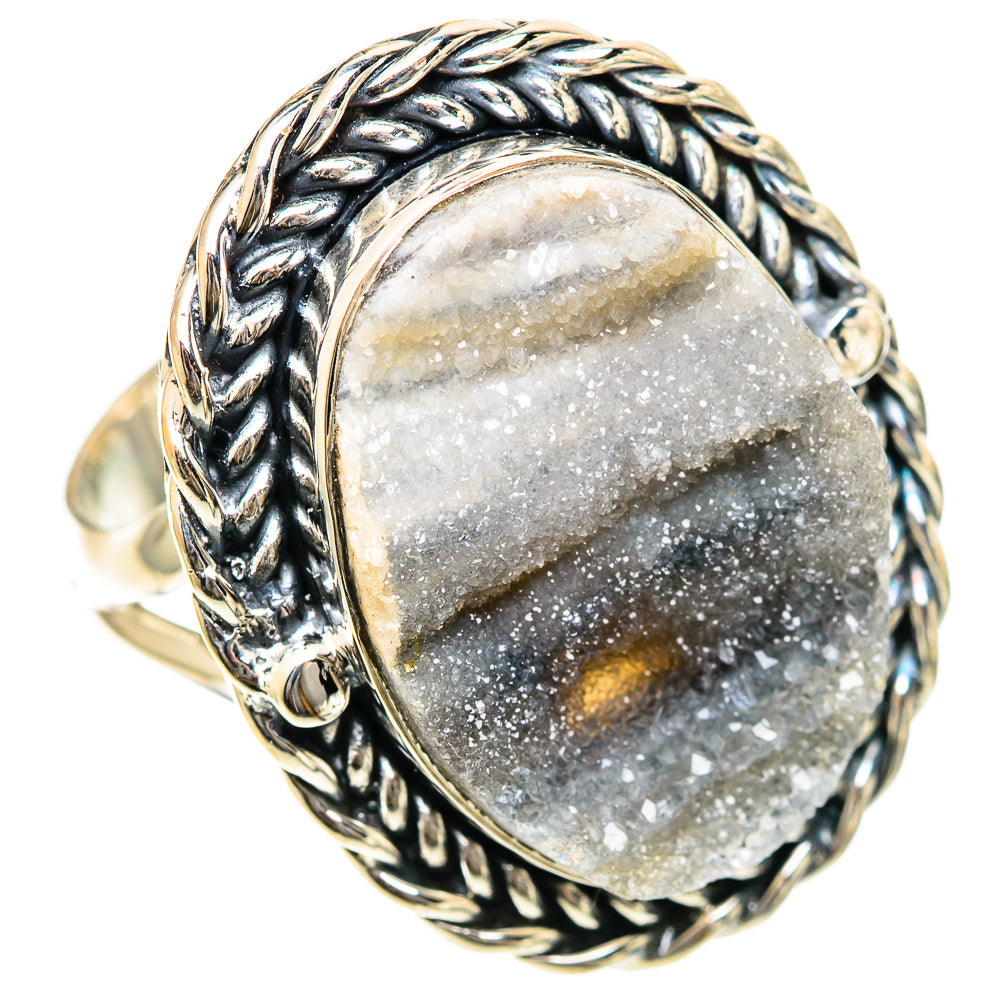 Desert Druzy Rings handcrafted by Ana Silver Co - RING107762 - Photo 2