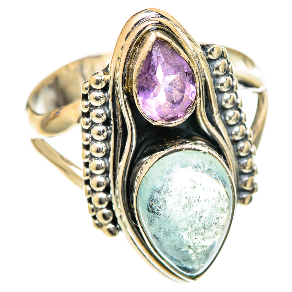 Aquamarine Rings handcrafted by Ana Silver Co - RING107767 - Photo 2