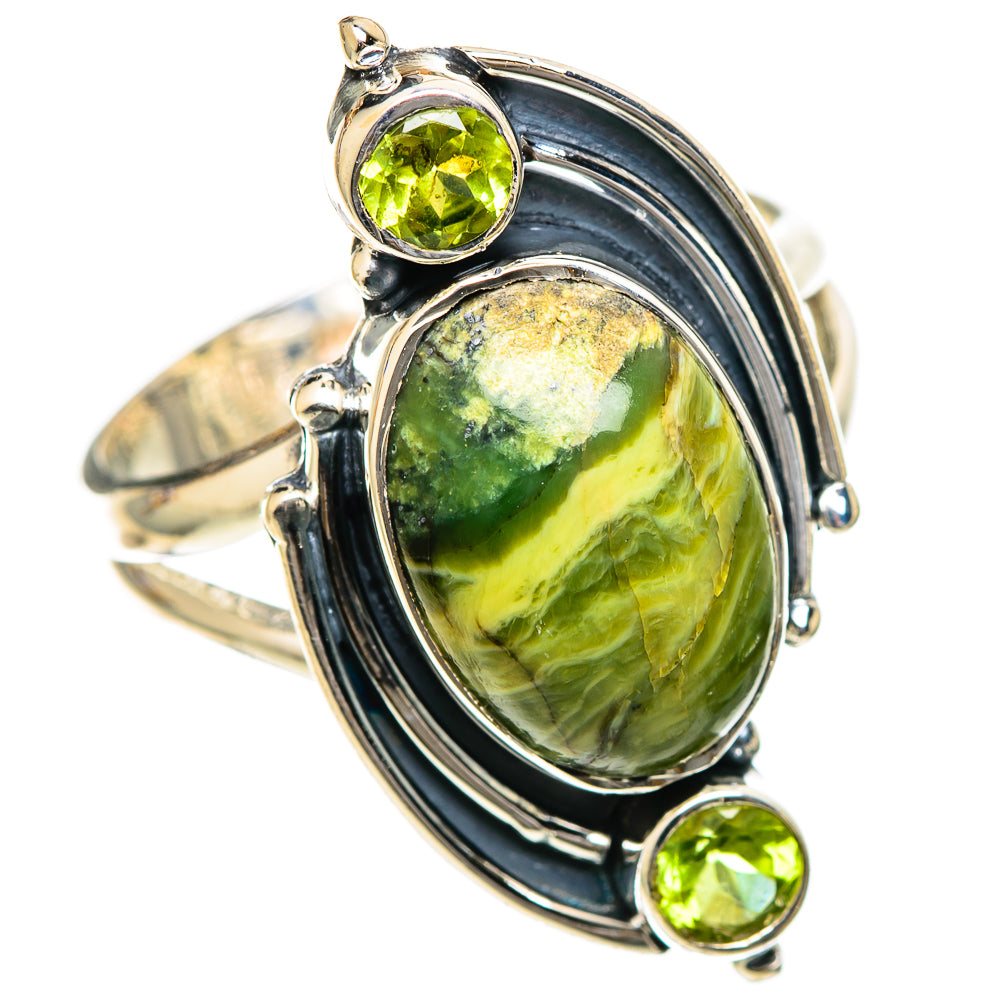 Rainforest Jasper Rings handcrafted by Ana Silver Co - RING107774 - Photo 2
