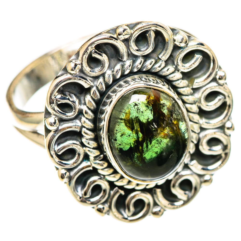 Green Aventurine Rings handcrafted by Ana Silver Co - RING107775 - Photo 2