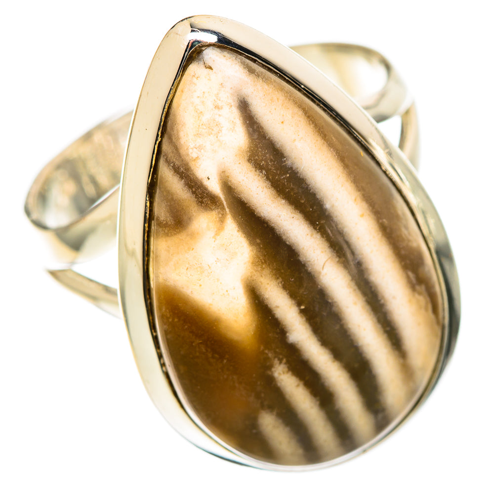 Peanut Wood Jasper Rings handcrafted by Ana Silver Co - RING107779 - Photo 2