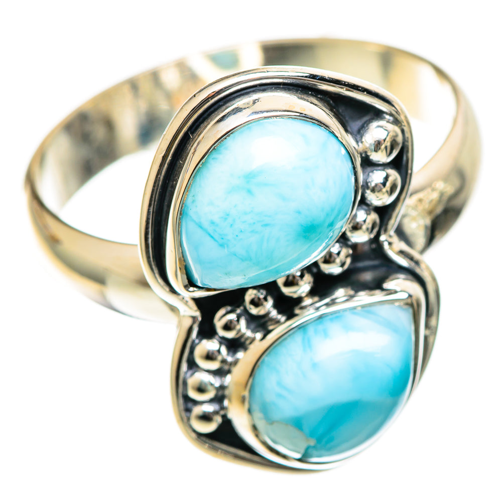 Larimar Rings handcrafted by Ana Silver Co - RING107800 - Photo 2