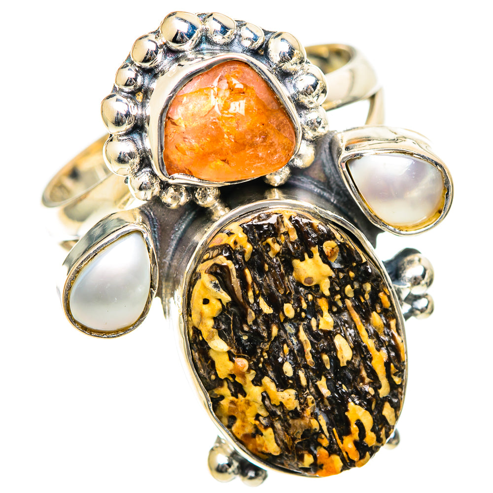 Dinosaur Bone Rings handcrafted by Ana Silver Co - RING107813 - Photo 2