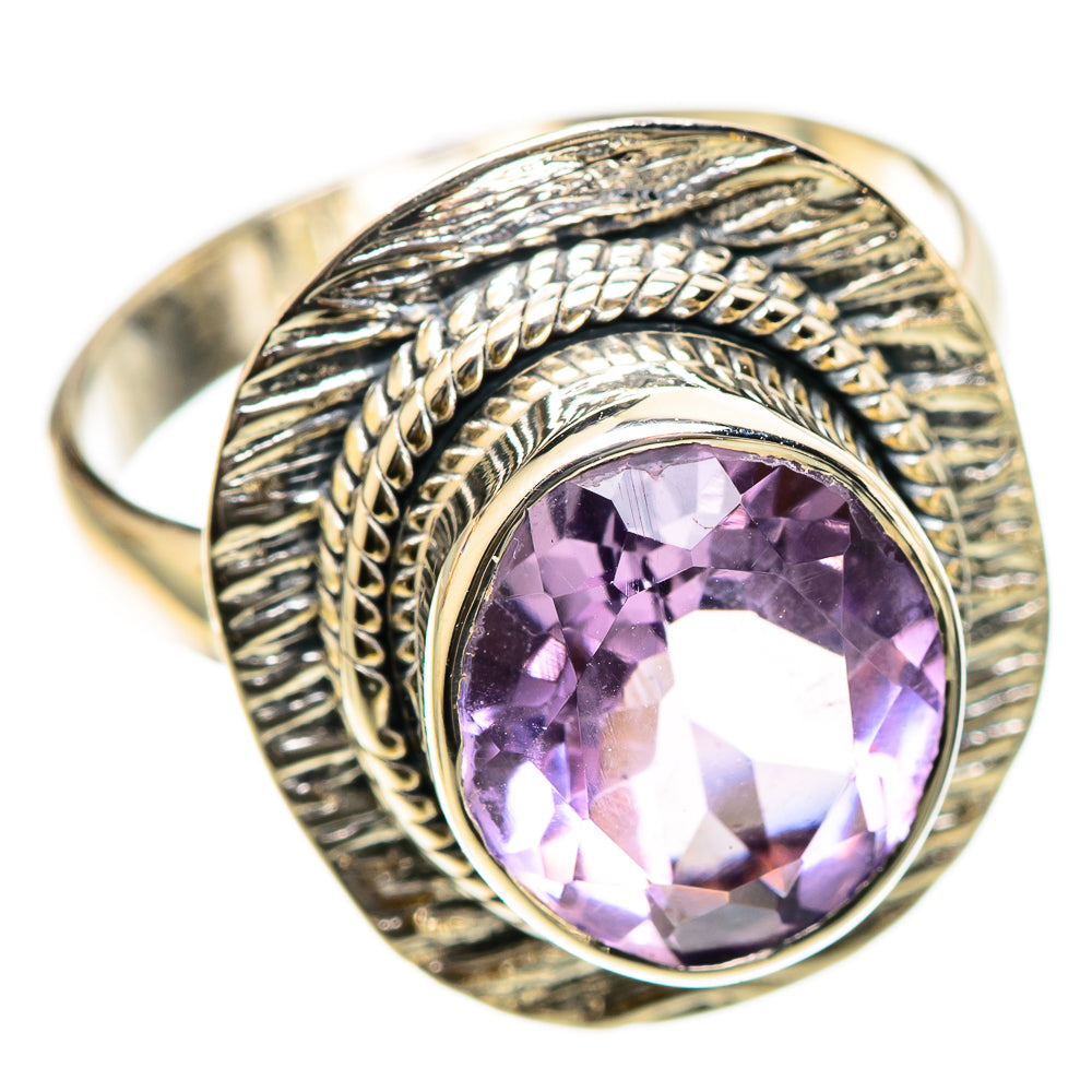 Amethyst Rings handcrafted by Ana Silver Co - RING107822 - Photo 2