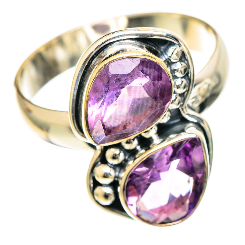 Amethyst Rings handcrafted by Ana Silver Co - RING107824 - Photo 2