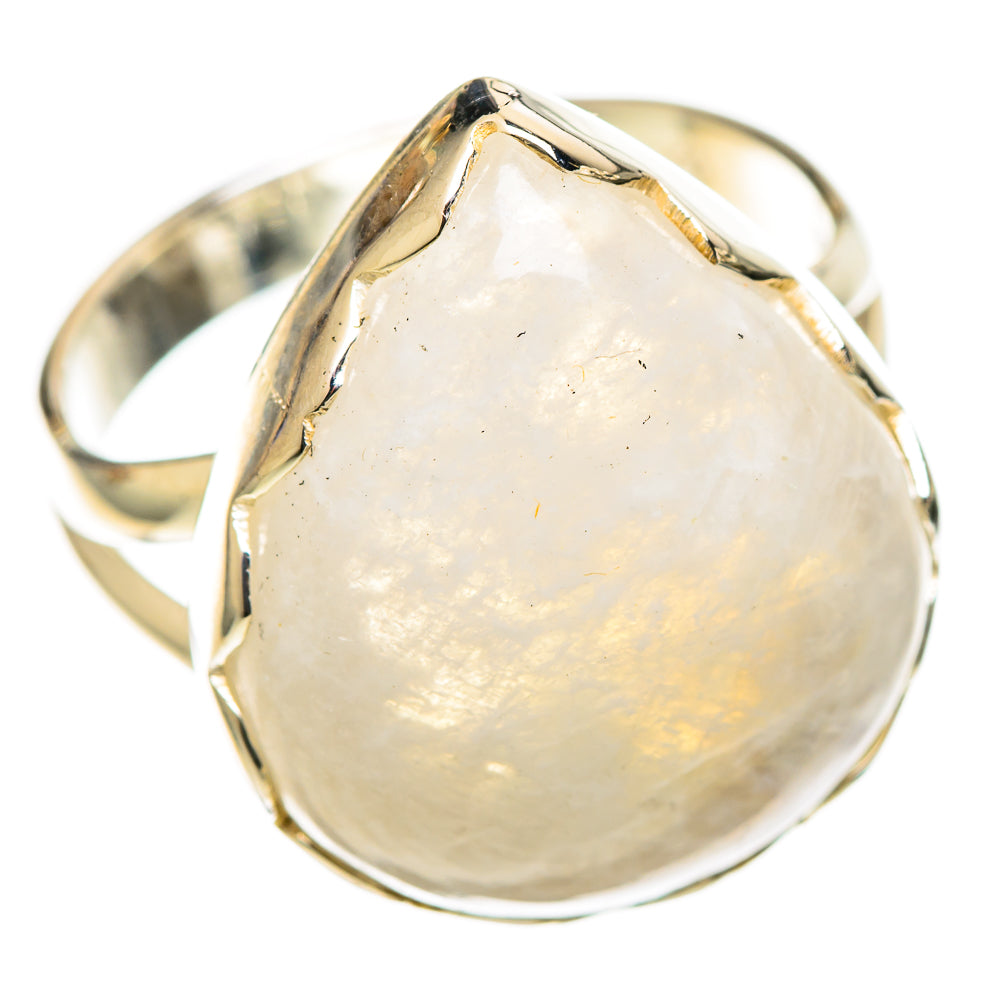 Rainbow Moonstone Rings handcrafted by Ana Silver Co - RING107830 - Photo 2