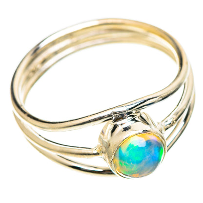 Ethiopian Opal Rings handcrafted by Ana Silver Co - RING107832 - Photo 2