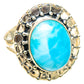Larimar Rings handcrafted by Ana Silver Co - RING107834 - Photo 2