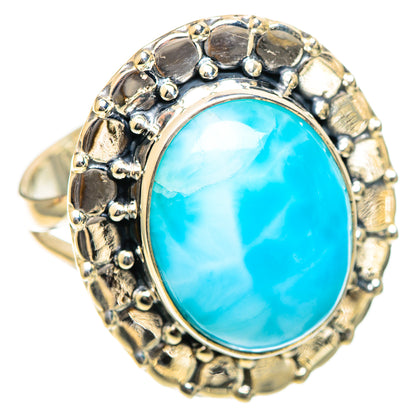 Larimar Rings handcrafted by Ana Silver Co - RING107834 - Photo 2