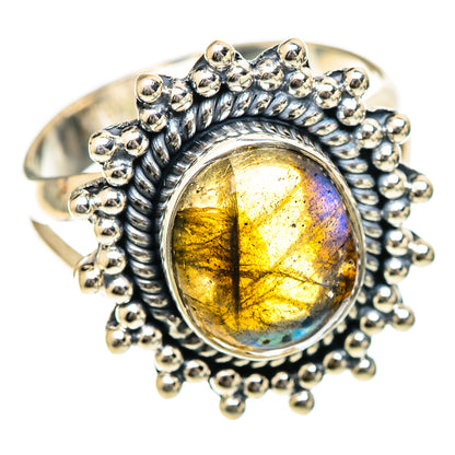 Labradorite Rings handcrafted by Ana Silver Co - RING107835 - Photo 2