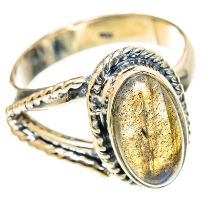 Labradorite Rings handcrafted by Ana Silver Co - RING107837 - Photo 2