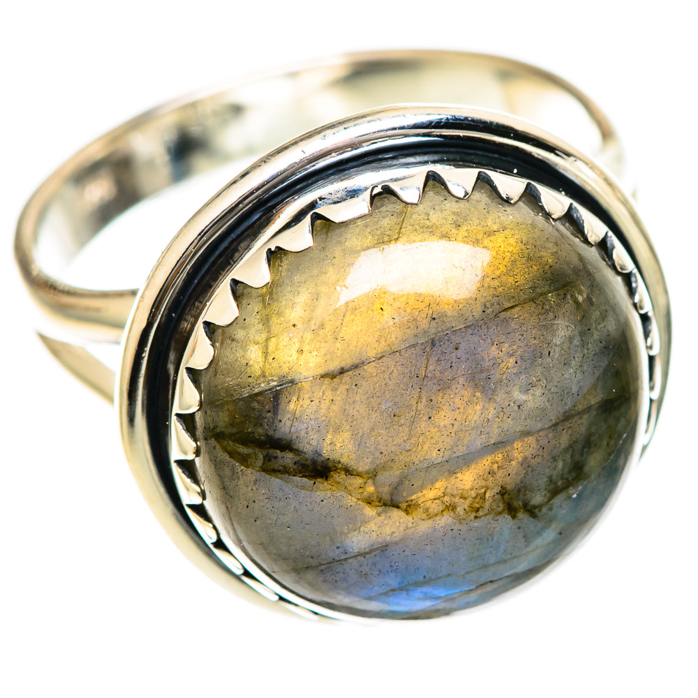 Labradorite Rings handcrafted by Ana Silver Co - RING107839 - Photo 2