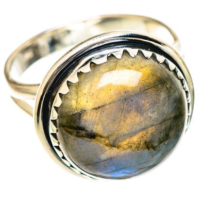 Labradorite Rings handcrafted by Ana Silver Co - RING107839 - Photo 2