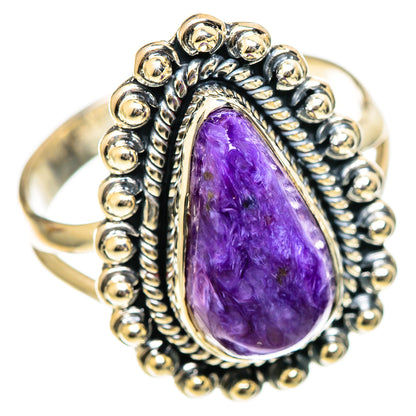 Charoite Rings handcrafted by Ana Silver Co - RING107851 - Photo 2