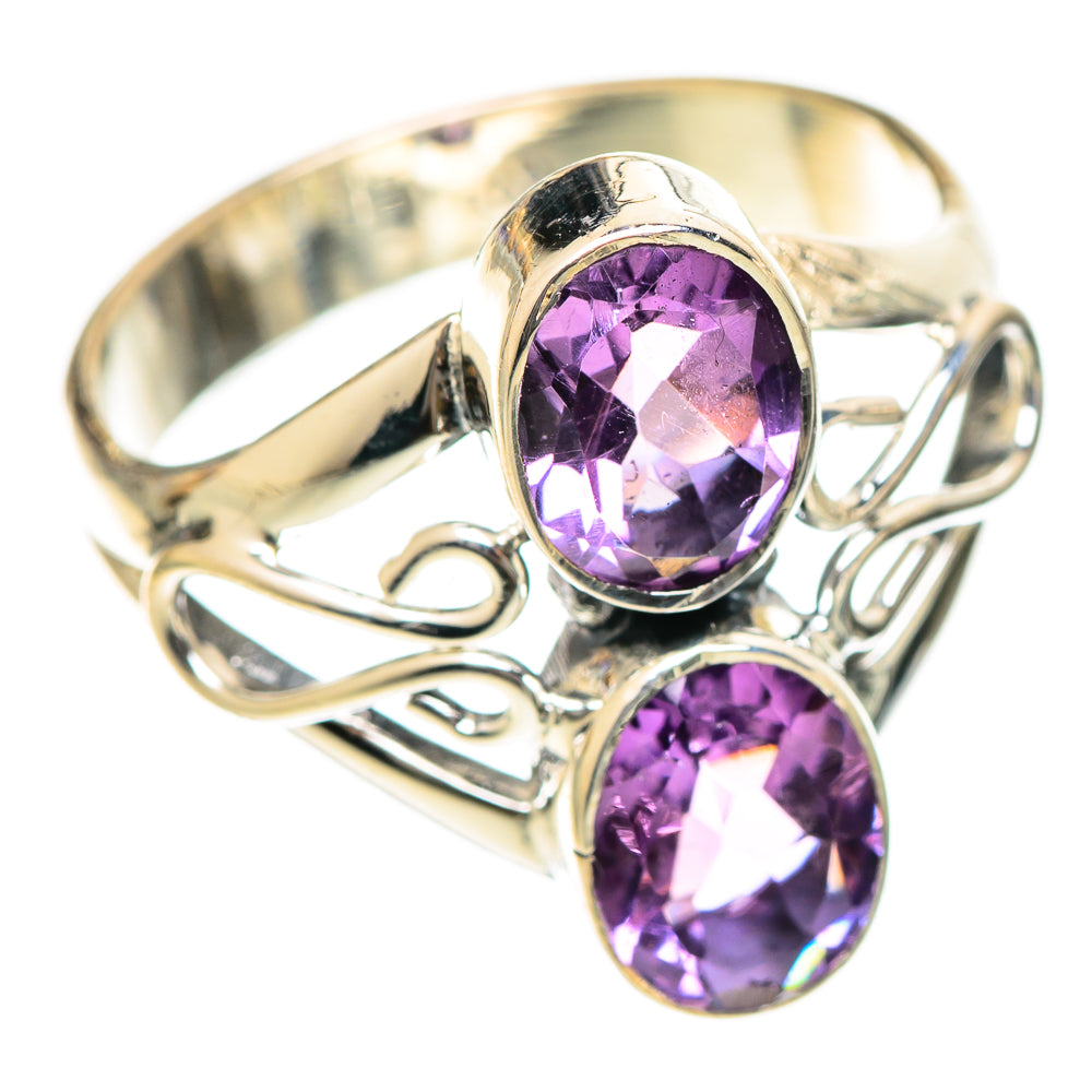 Amethyst Rings handcrafted by Ana Silver Co - RING107852 - Photo 2