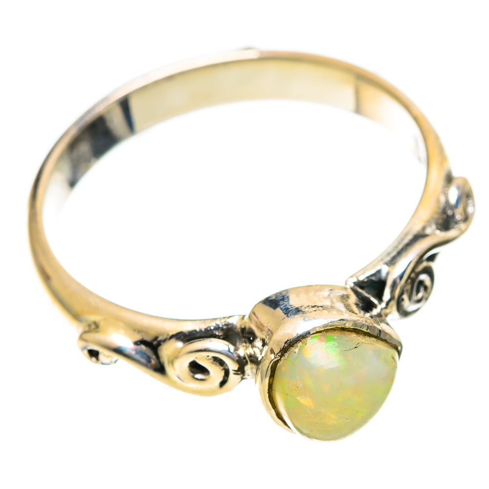 Ethiopian Opal Rings handcrafted by Ana Silver Co - RING107863 - Photo 2