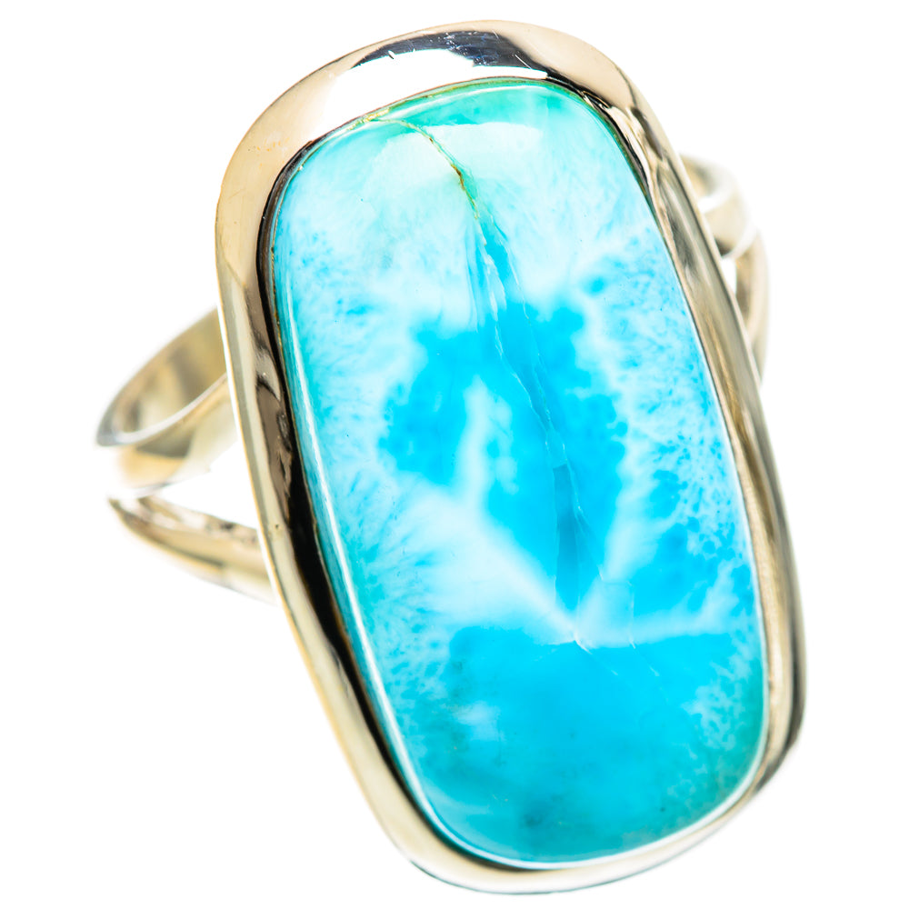 Larimar Rings handcrafted by Ana Silver Co - RING107865 - Photo 2