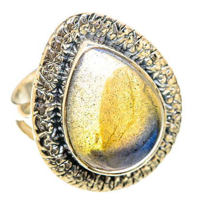 Labradorite Rings handcrafted by Ana Silver Co - RING107868 - Photo 2