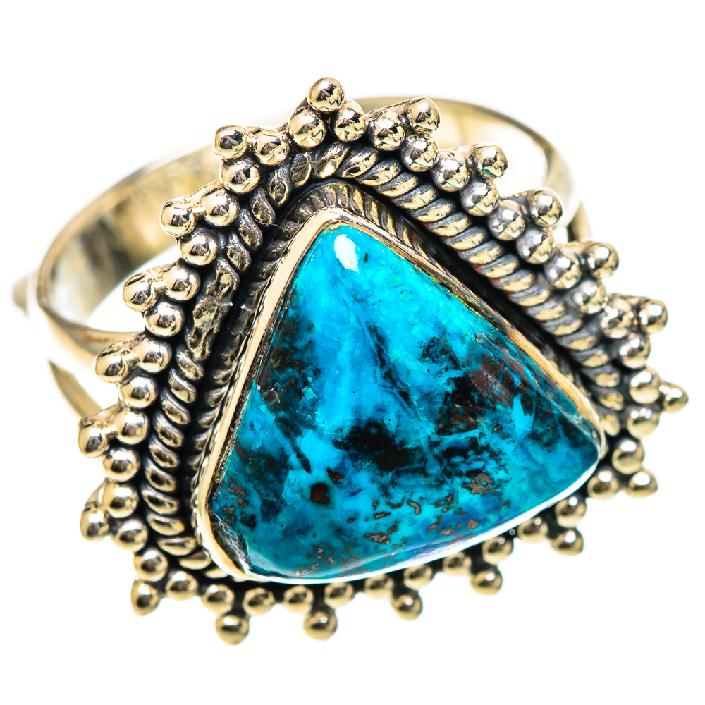 Shattuckite Rings handcrafted by Ana Silver Co - RING107869 - Photo 2